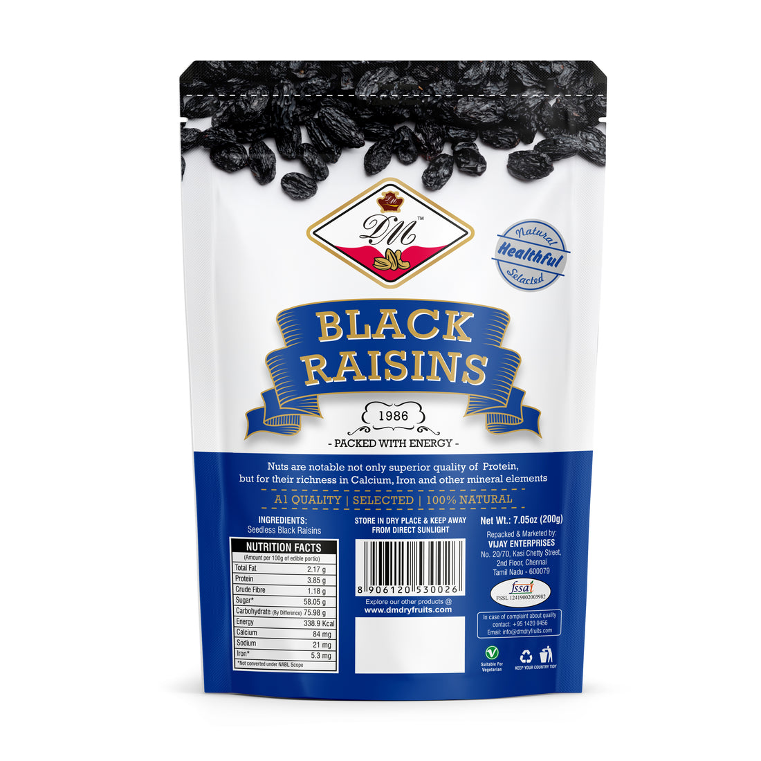 Black Raisins - 200 g