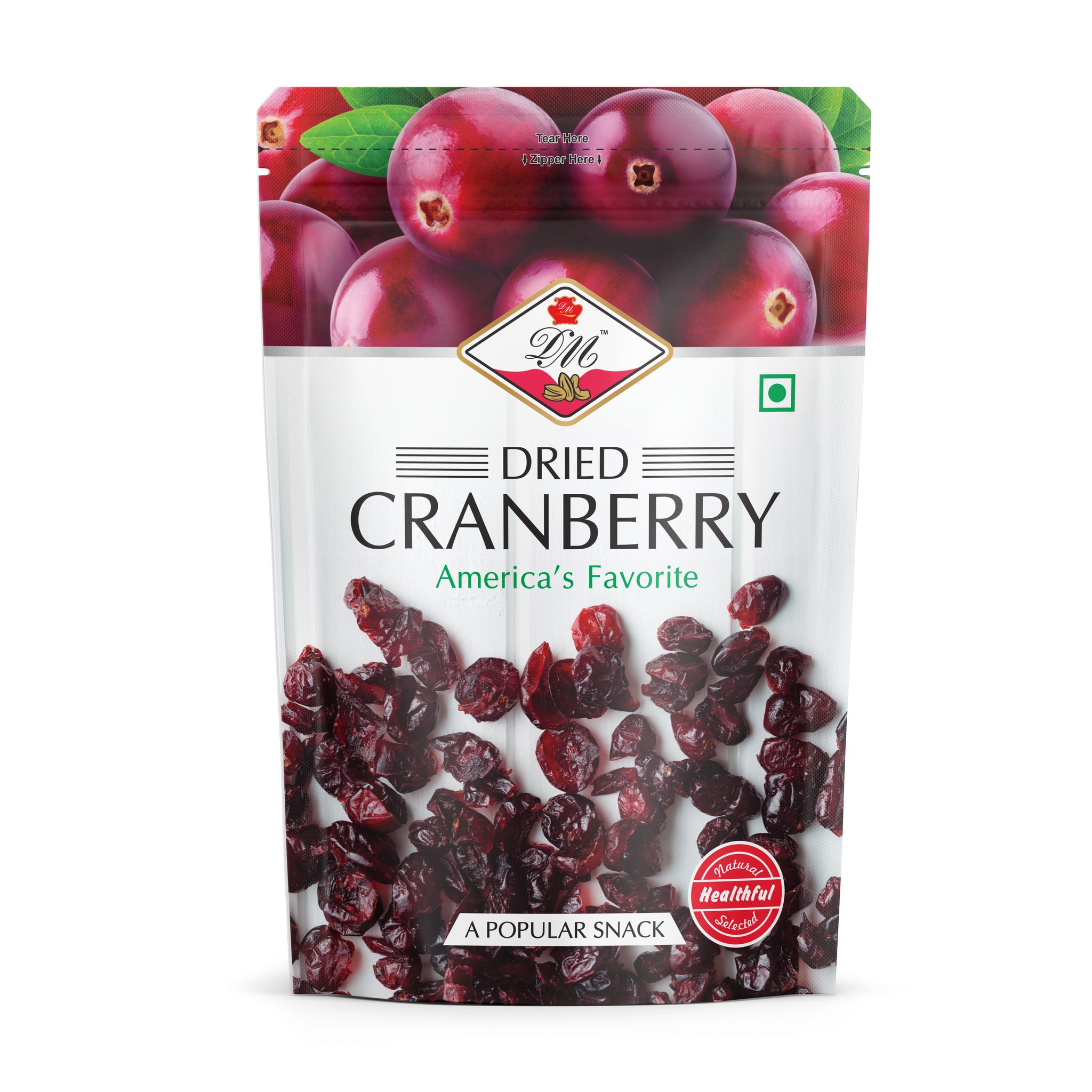 Dried Cranberry (Sliced) - 200 g