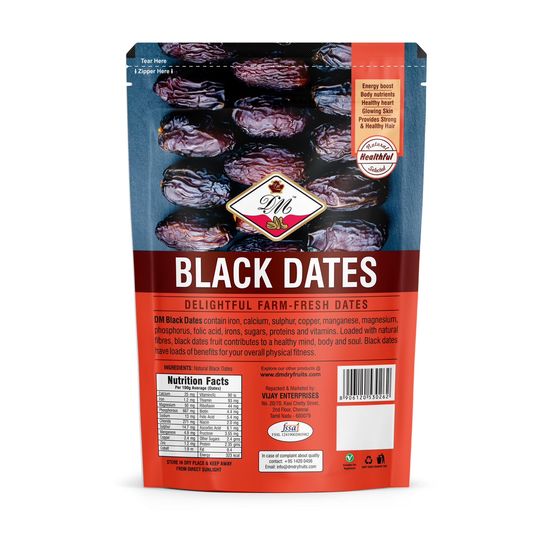 Black Dates - 200 g